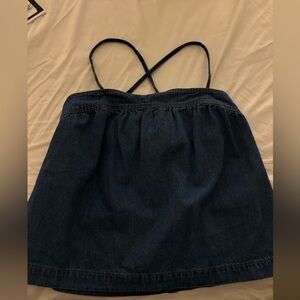 Madewell denim top size medium